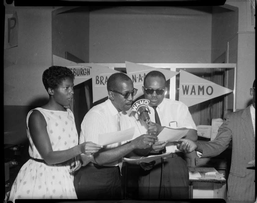 Prudence Bethel, and WAMO Radio Station disc jockeys John “Sir Walter