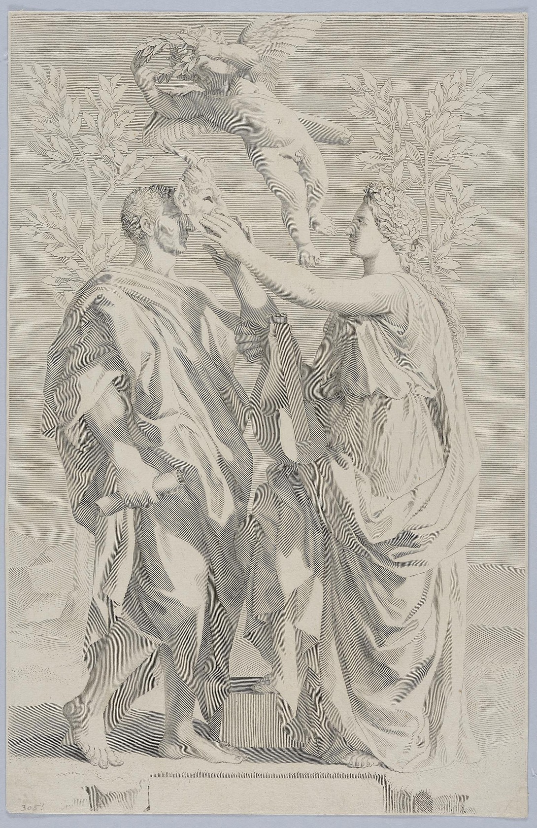 Frontispiecee for “The Works of Horace” CMOA Collection