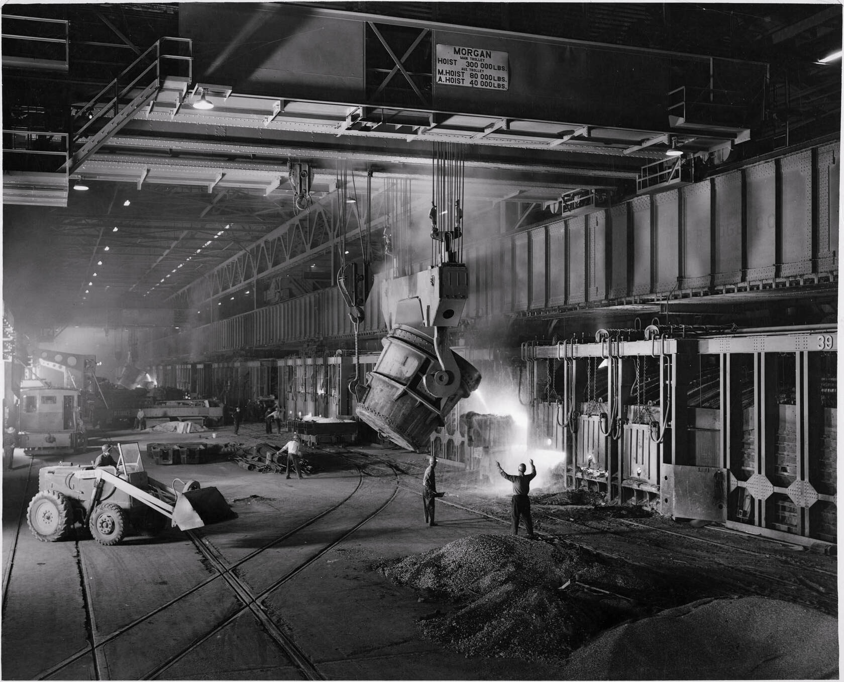 (Industry Jones & Laughlin Steel Mill Interior) CMOA Collection